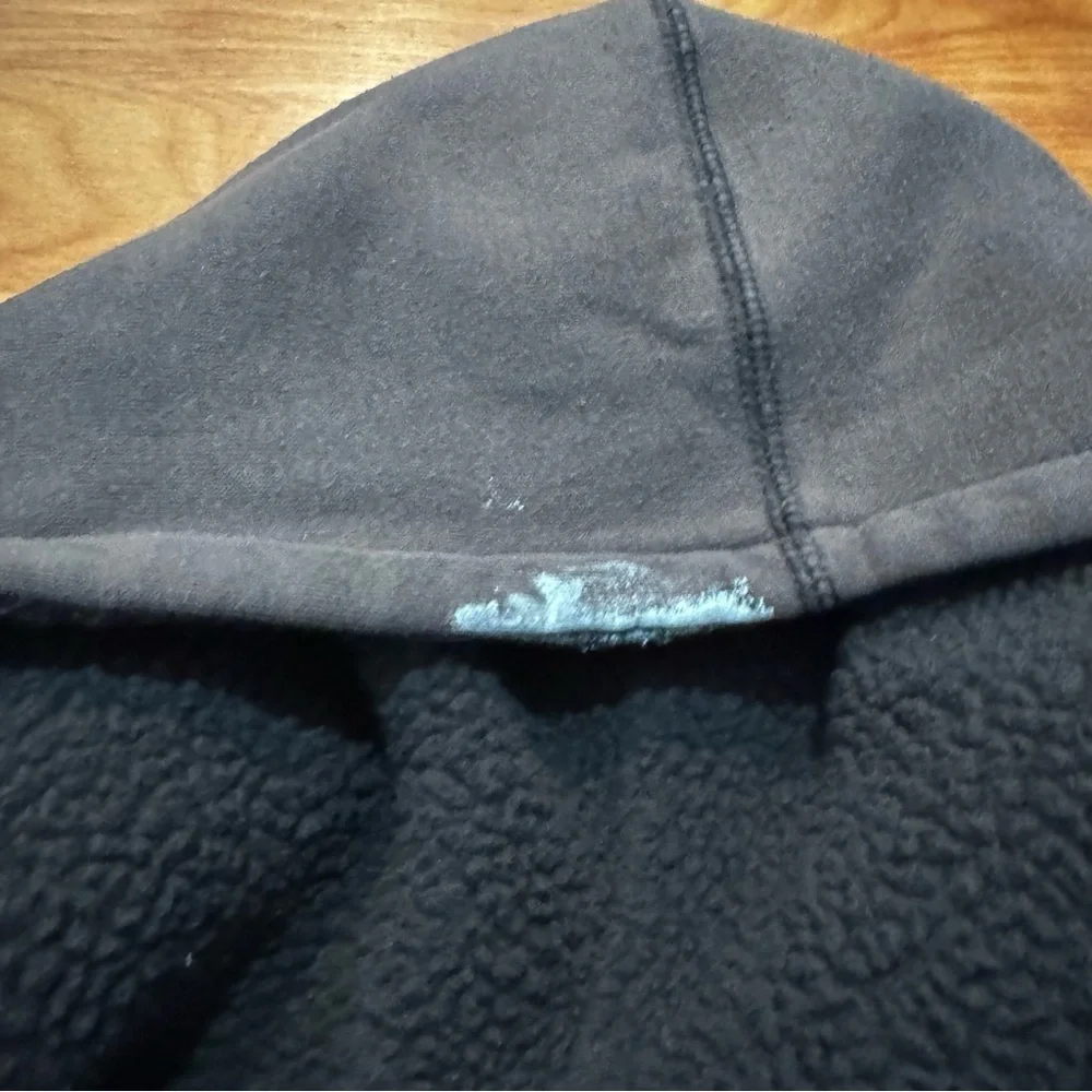 Vintage Y2K Billabong Hoodie Sherpa Lined Zip up Youth L Has Fade And Wear